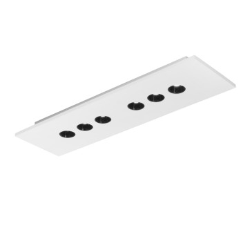 Plafonnier LED blanc XICO 6 x 3 W 1260 lm CCT 70 x 4,7 x 20 cm