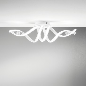 Plafonnier LED blanc Mystral 38 W 6900 lm 85 x 23 x 30 cm