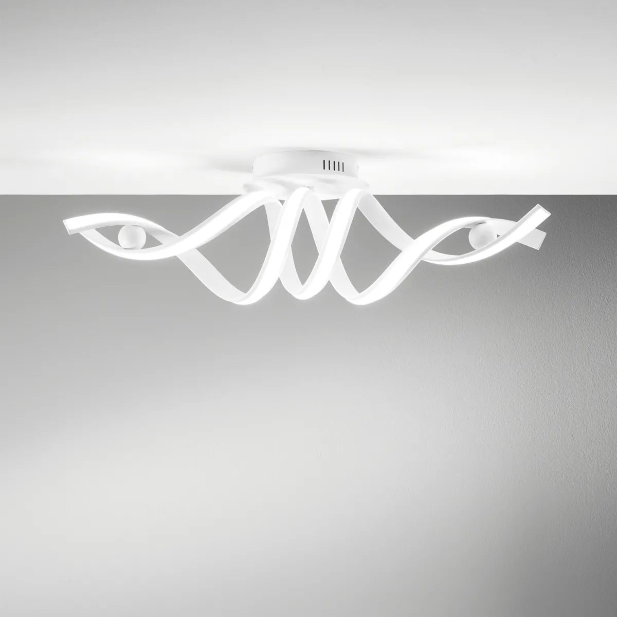 Plafonnier LED blanc Mystral 38 W 6900 lm 85 x 23 x 30 cm