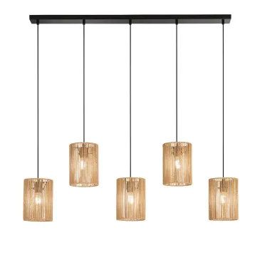 SOSPENSIONE TROPIKANA LEGNO 5XE27 115X23,5X176CM