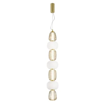 Hängende LED-Totemleuchte Gold 42W 4500LM 3000K 17X163CM