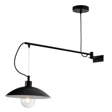 APPLIQUE ELDORADO NERA 1XE27 83X30X128CM