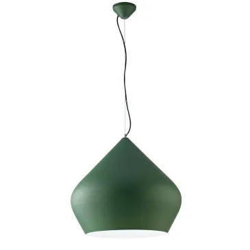 Suspension THOLOS verte/blanche 1XE27 52X201CM