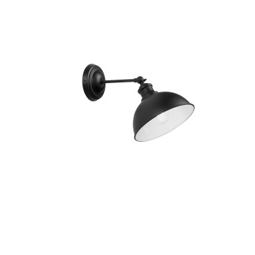 Moderne schwarze E27-Wandleuchte | Mondialshop