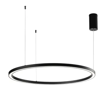 SOSPENSIONE LED HOOP NERA 60W 9000LM CCT 120X120X150CM