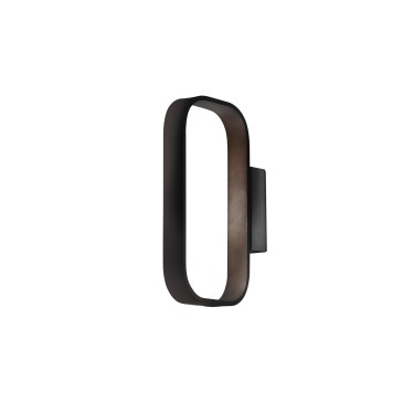 Braune ovale LED-Wandleuchte, 5 W | Mondialshop