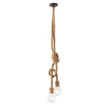 Corde de suspension en chanvre 2XE27 150 cm