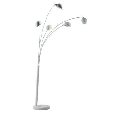 ERACLE Stehleuchte, weiß, 5xE14, 108x35x219 cm