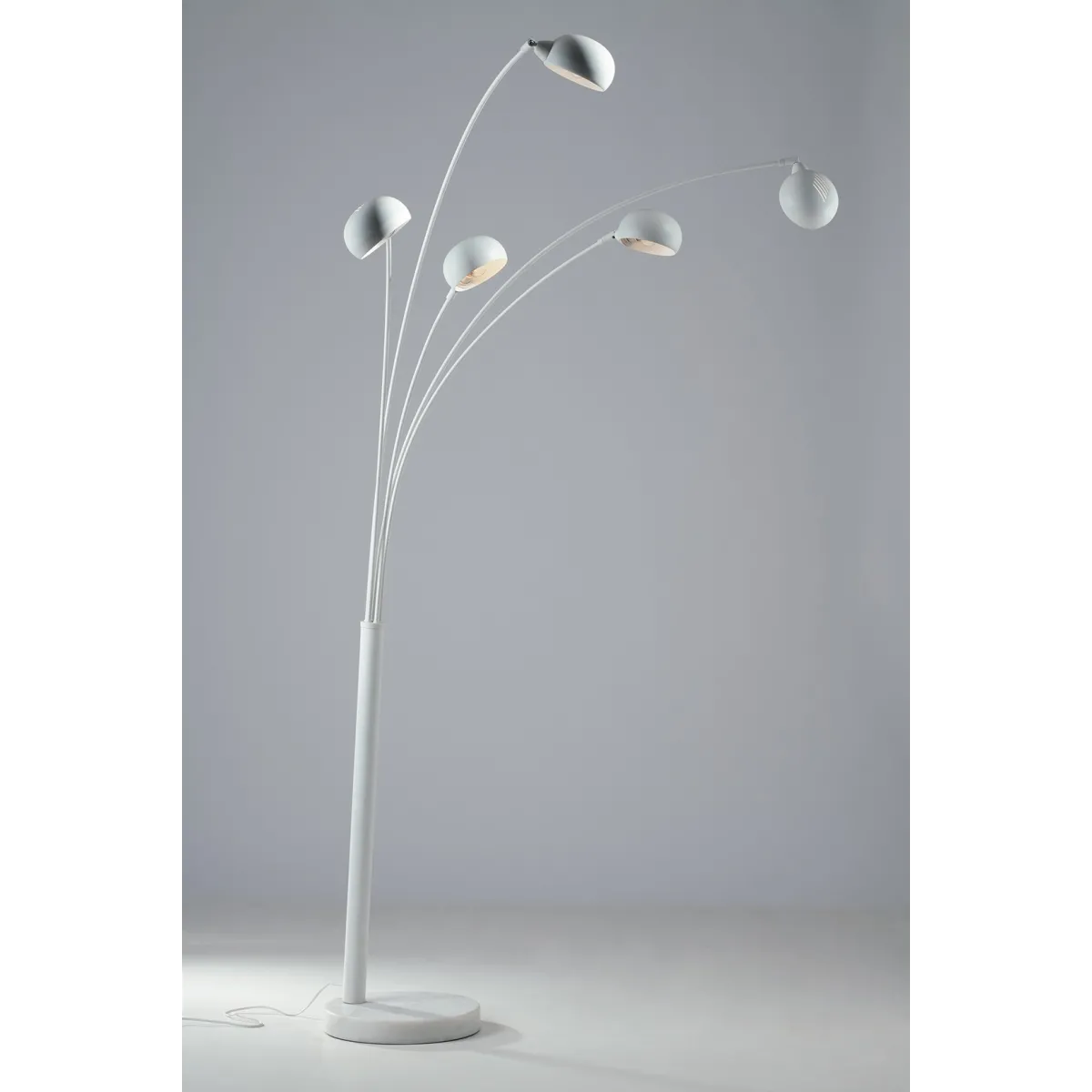 ERACLE Stehleuchte, weiß, 5xE14, 108x35x219 cm