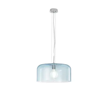 SUSPENSION GIBUS TURCHESE 1XE27 40X40X150CM