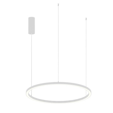 Weiße LED-Hängeleuchte mit Bügel, 40 W, 6000 lm Farbtemperatur, 80 x 80 x 150 cm