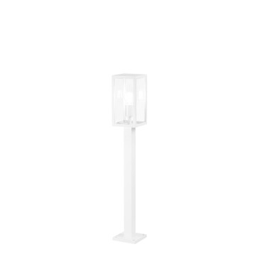 POTEAU MIRAGE BLANC 1XE27 IP44 13X13X86CM