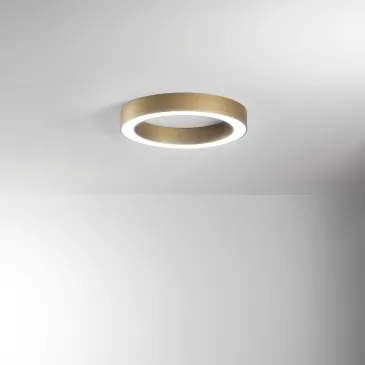 Plafonnier LED doré DEMOS...