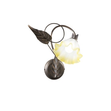 APPLIQUE TRISTANO MARRONE 1XE14 16X28X35CM