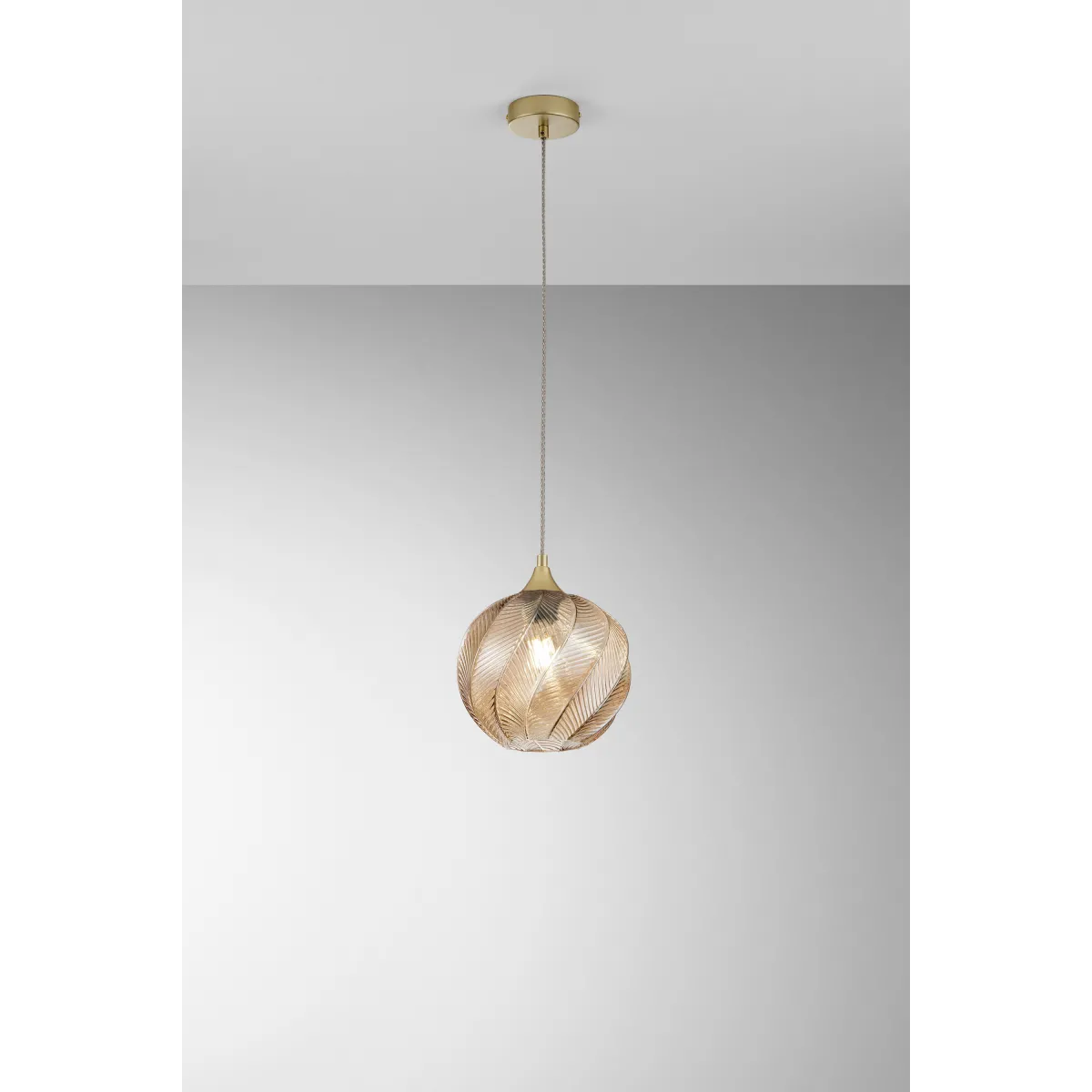 MAJESTY BENBERGLAS-AUFHÄNGUNG 1XE27 23X120CM