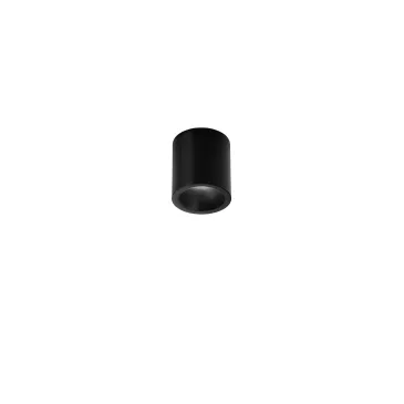 Plafonnier LED rond noir MANOR 7W 820LM CCT 3000-4200-6500K 9X10 CM