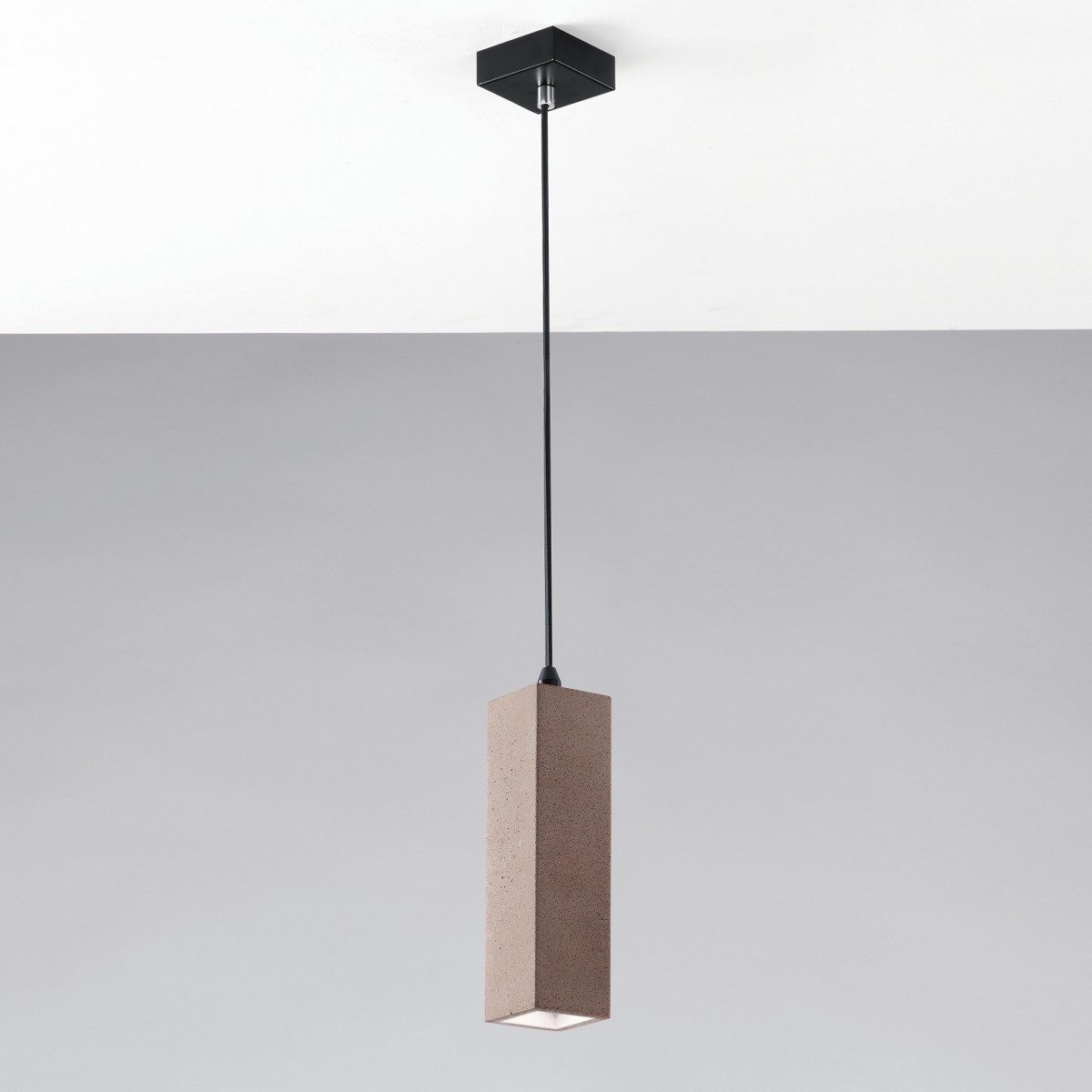 Suspension de briques carrées KRUK 1XGU10 7X130CM