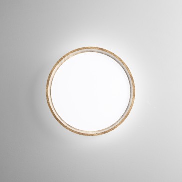 Plafonnier LED en bois...
