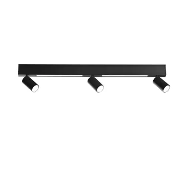 APPLIQUE LED ORIENTED NERA 3XGU10 + LED 2X8W 800LM CCT 90X19X3CM