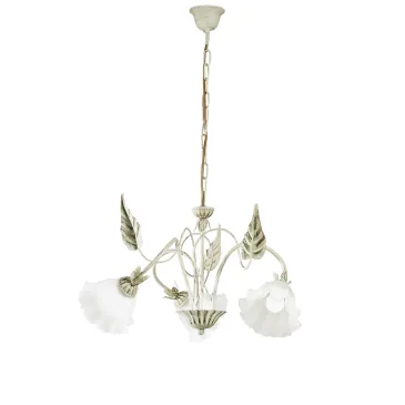 Lustre Isotto ivoire 3XE14 60X80CM