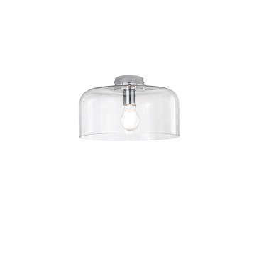 Plafonnier transparent GIBUS 1XE27 30X30X23CM