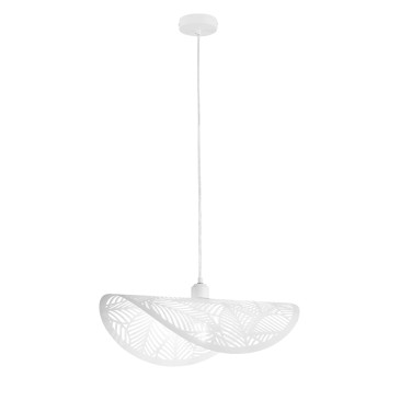 Suspension RHEI-LEAF blanche 1XE27 50X30X150CM