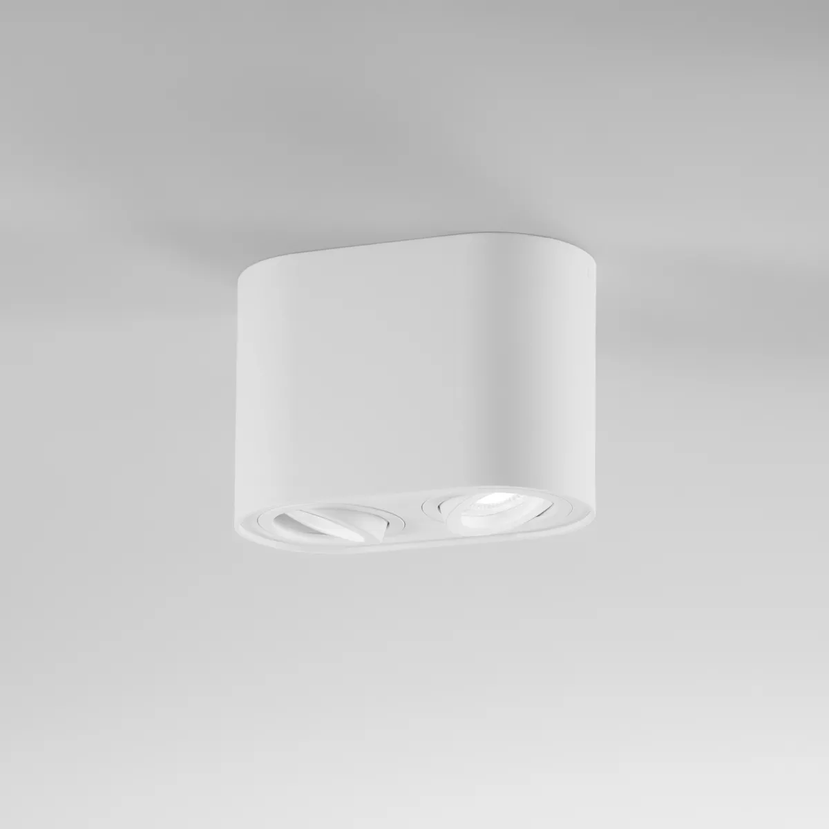 PLAFONIERA TOWN BIANCA TONDA 2XGU10 17,8X9,6X12,5CM