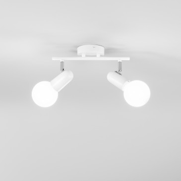 Projecteur blanc ou noir 2XE27
