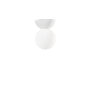 Plafonnier KISS SGERICA blanc 1XGU9 10X14CM