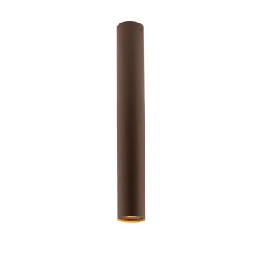 Plafonnier rond Fluke en acier Corten 1 x GU10 5,5 x 5,5 x 40 cm