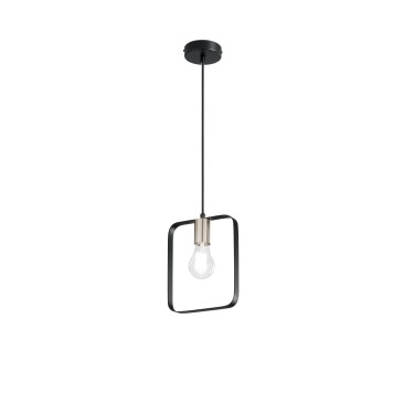 Suspension SMITH noir/or 1XE27 19,5 x 10 x 160 cm