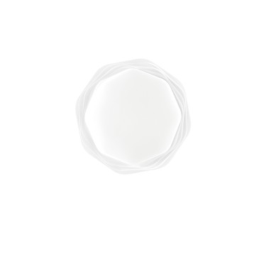 Plafonnier LED blanc marguerite 24W 2460LM CCT 42X42X8,5CM
