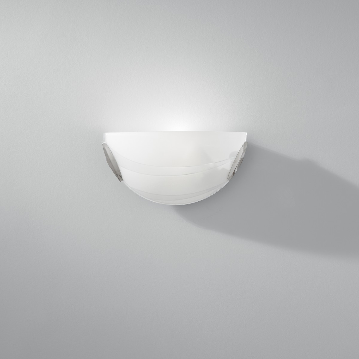 Applique da Parete a Mezzaluna Bianca E27 | Mondialshop