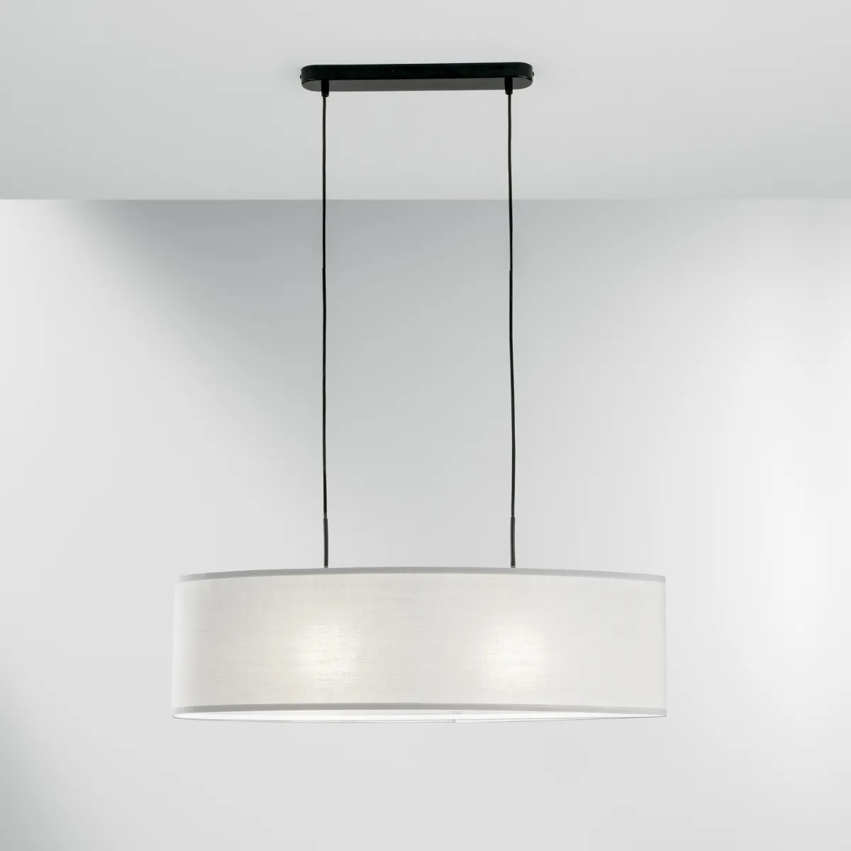 SOSPENSIONE CAPITAL GRIGIA 2XE27 78X78X150CM