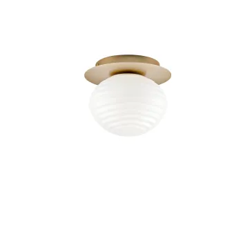 RIPPLE GOLD Deckenleuchte 1xE27 20x20x17cm
