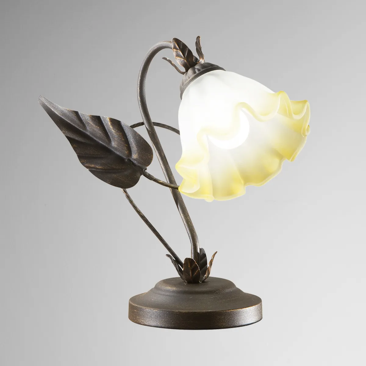 LUME TRISTANO MARRONE 1XE14 22X29CM