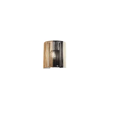 E27 Metall-Wandleuchte mit tropischem Design | Mondialshop