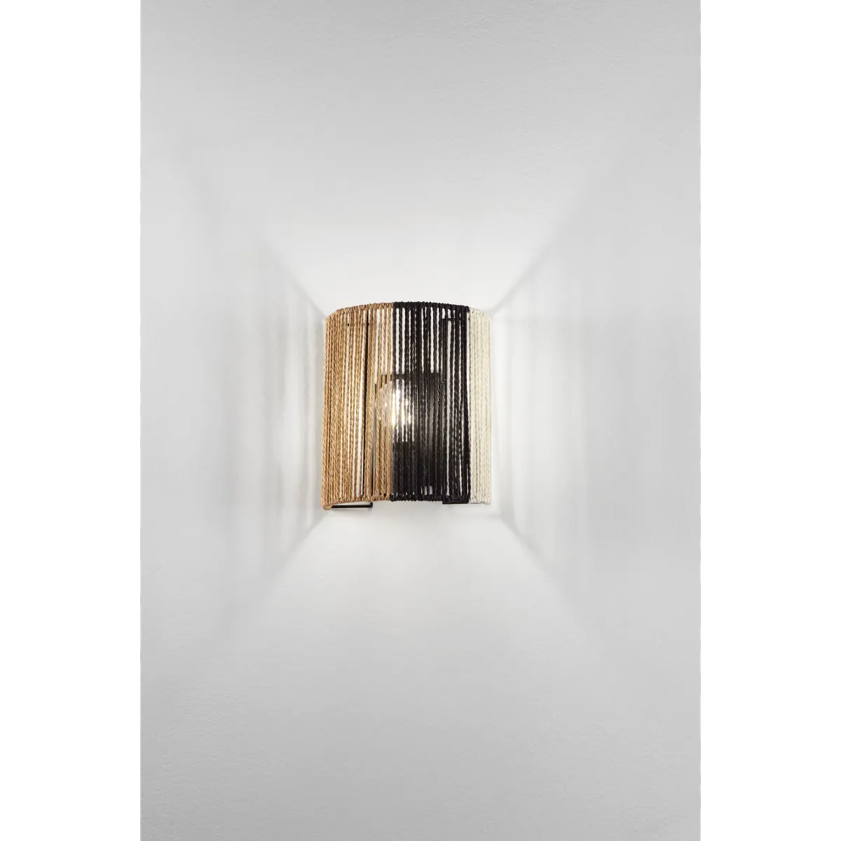 Applique murale E27 en métal au design tropical |...