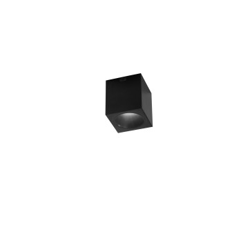 PLAFONIERA LED MANOR QUADR. NERA 7W 820LM CCT 3000-4200-6500K 9X9X10 CM
