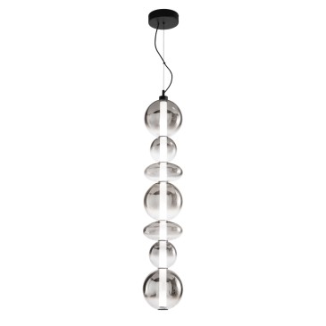 KEMET LED-Hängeleuchte, schwarz, 40 W, 4000 lm, 3000 K, 17 x 241 cm
