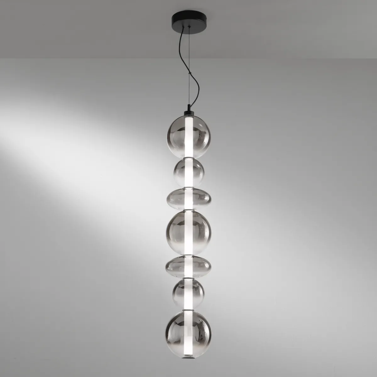 KEMET LED-Hängeleuchte, schwarz, 40 W, 4000 lm, 3000 K,...