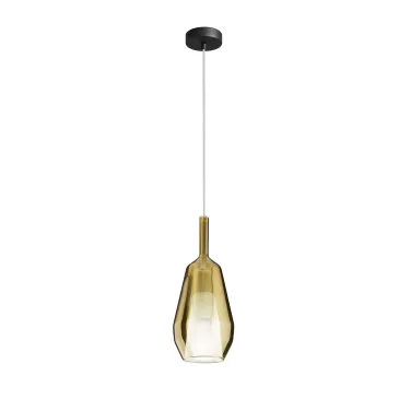Goldfarbenes Pyrexglas mit Kabel und Anschlussstück, 16 x 38 cm
