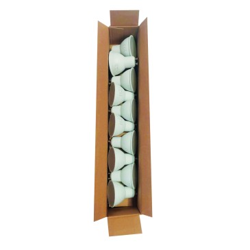 KIT 20PZ LAMPADINA LED GU10 6W 490LM 4000K