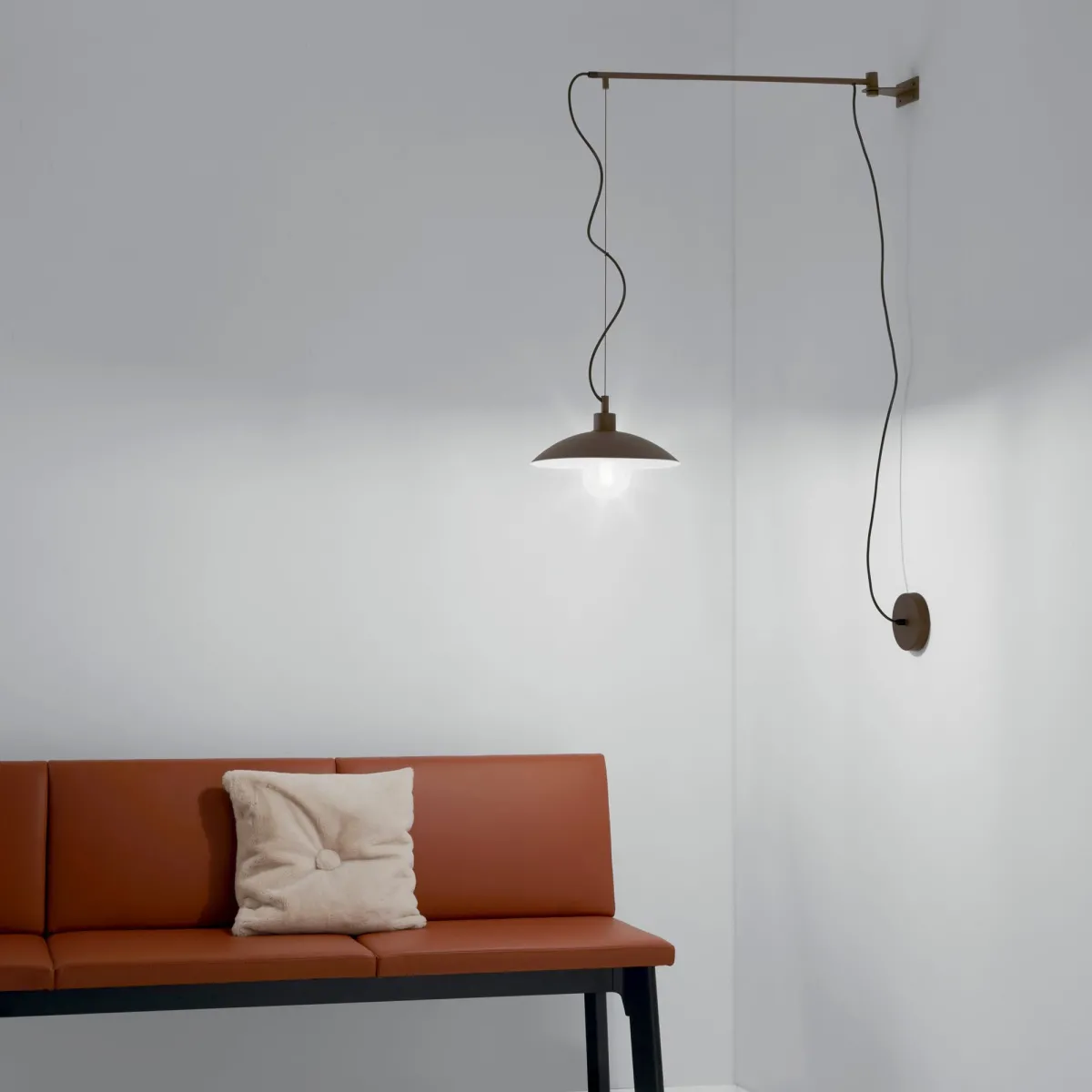 APPLIQUE ELDORADO CORTEN 1XE27 83X30X128CM