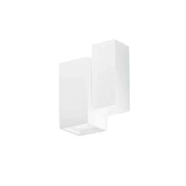 Applique murale en plâtre à peindre avec 4 ampoules GU10 | Mondialshop