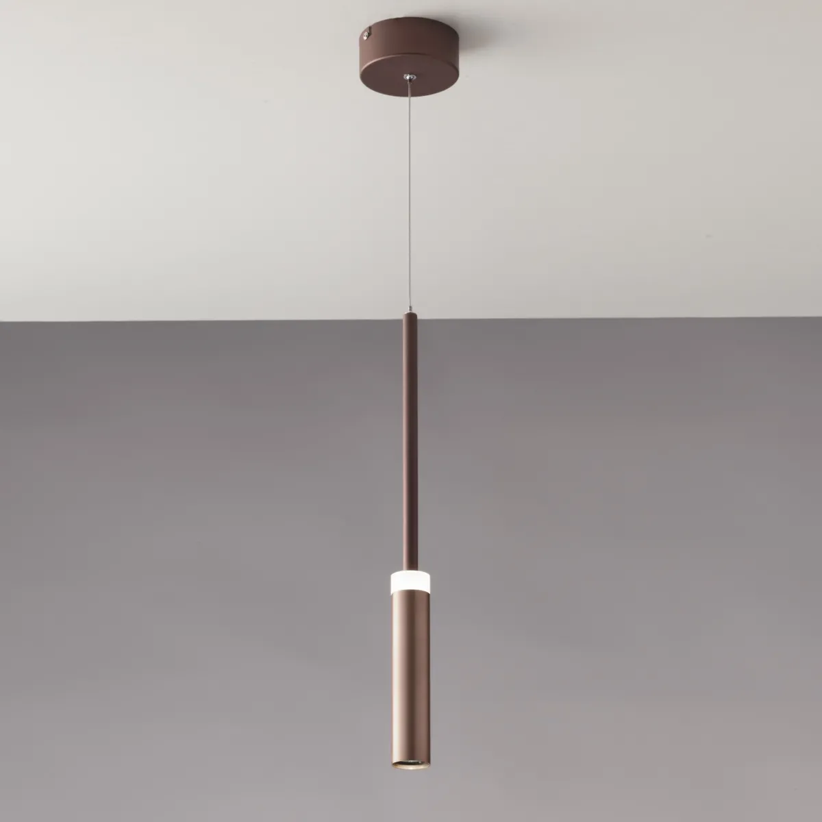 LED-Kerzenleuchte, Hängeleuchte, Bronze, 7 W, 720 lm,...
