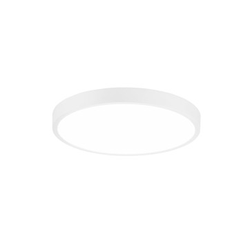 Plafonnier LED rond blanc DOMO 24 W 2700 lm 4000 K IP44 24 x 2,4 cm