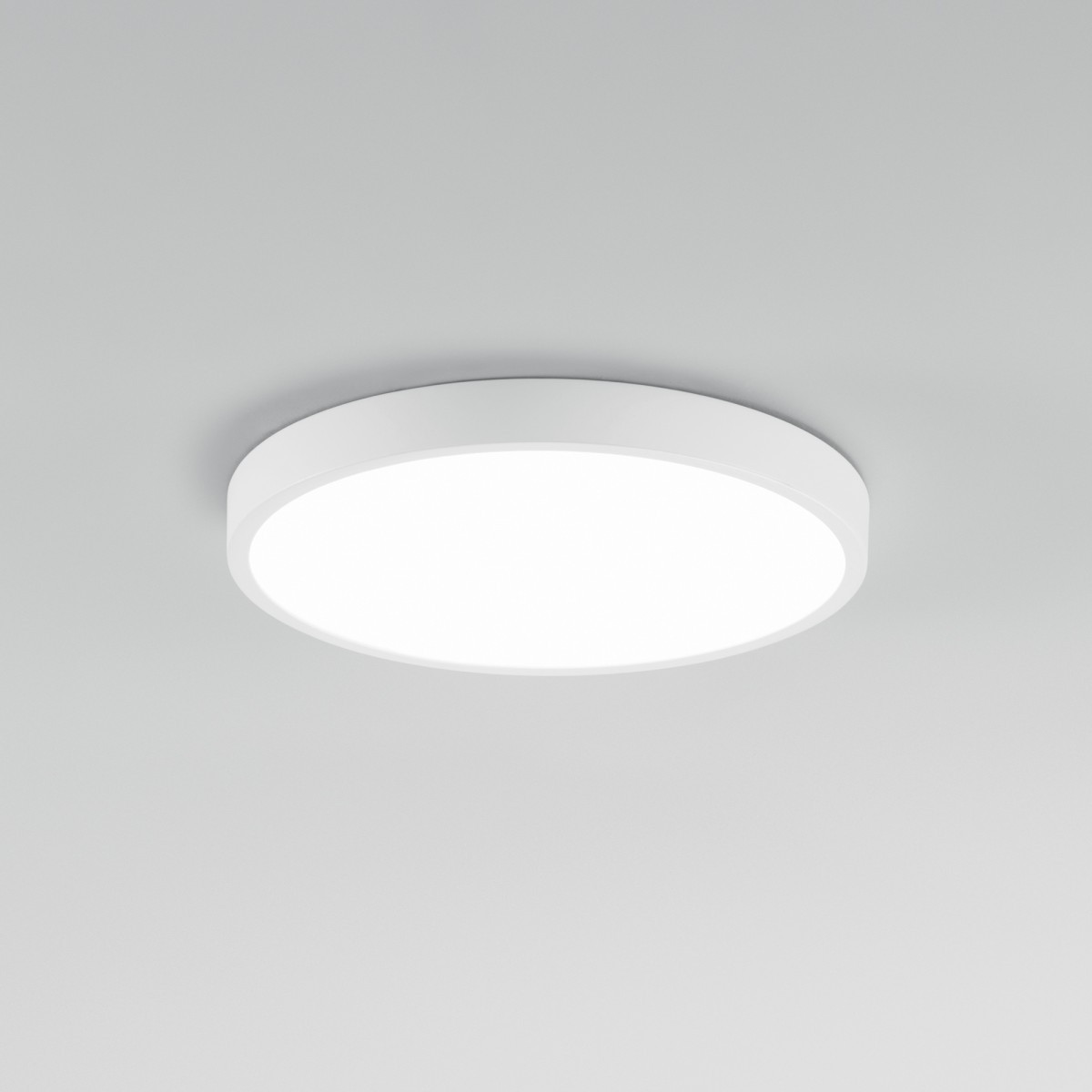 DOMO Runde weiße LED-Deckenleuchte 24W 2700LM 4000K IP44...