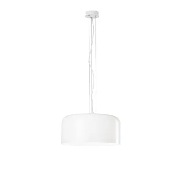Suspension GIBUS blanche 1XE27 40X40X150CM