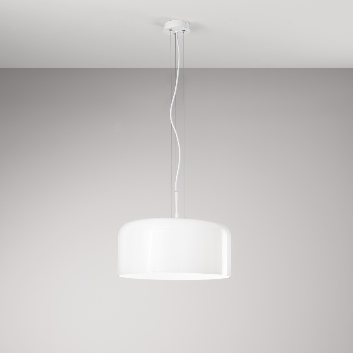 GIBUS SUSPENSION WEISS 1XE27 40X40X150CM